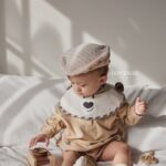 Circle Bear Bib Bodysuit