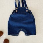 Denim Button Dungarees