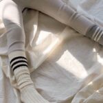 Three Stripes Rib Knee Socks