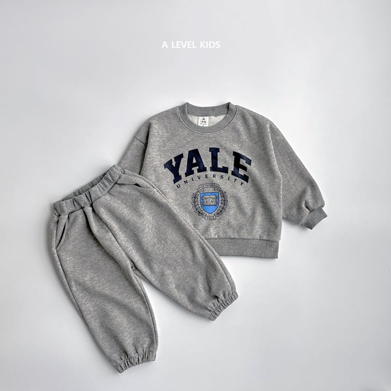 A Level - Korean Children Fashion - #discoveringself - Yale Top Bottom Set - 3