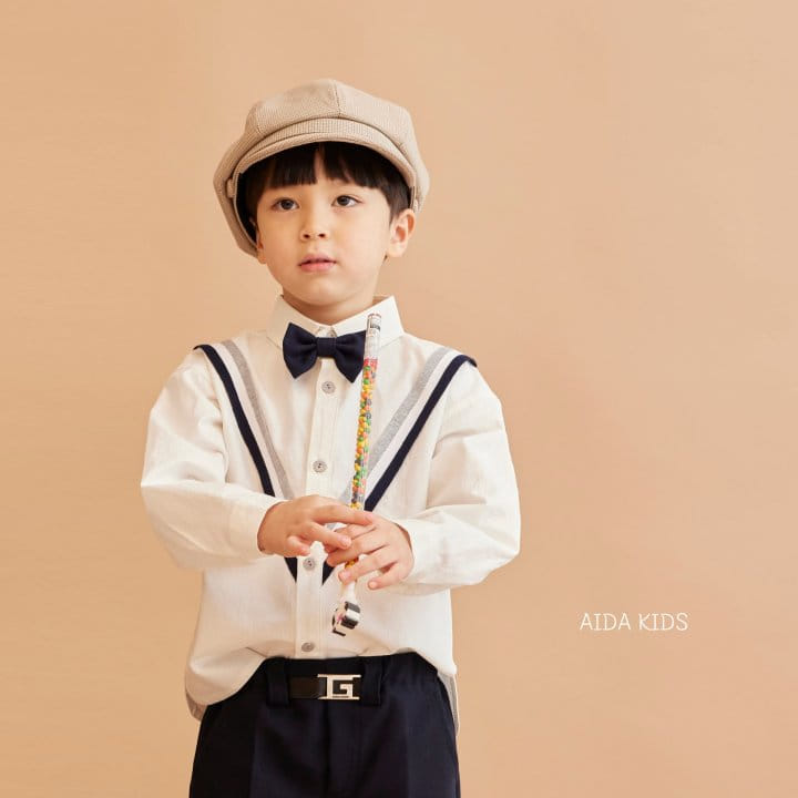 Aida - Korean Baby Fashion - #babylifestyle - New V Shirt - 2