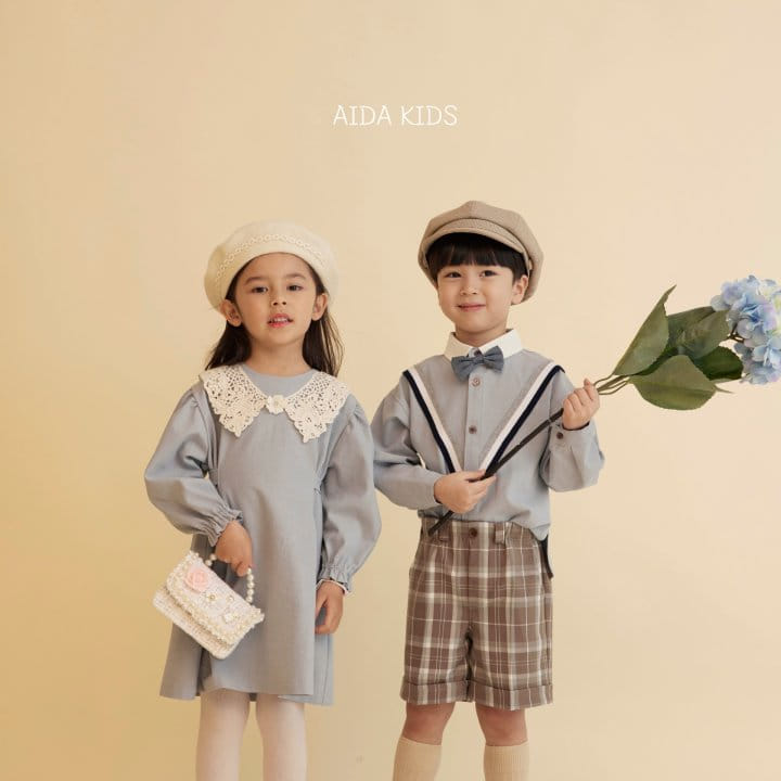 Aida - Korean Baby Fashion - #babyoutfit - New V Shirt - 5