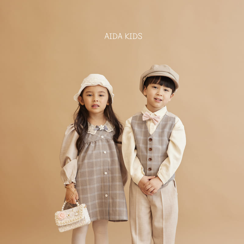 Aida - Korean Baby Fashion - #onlinebabyboutique - Classic Embroidery One-piece - 8