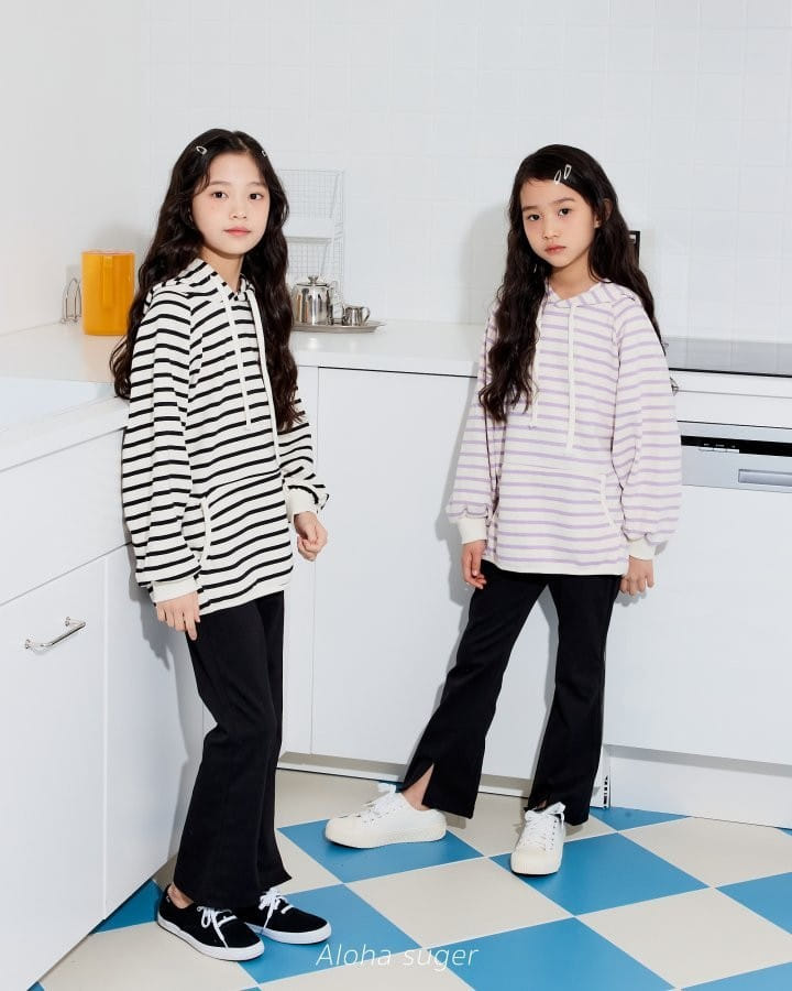 Aloha Suger - Korean Children Fashion - #Kfashion4kids - Slit Pants - 6