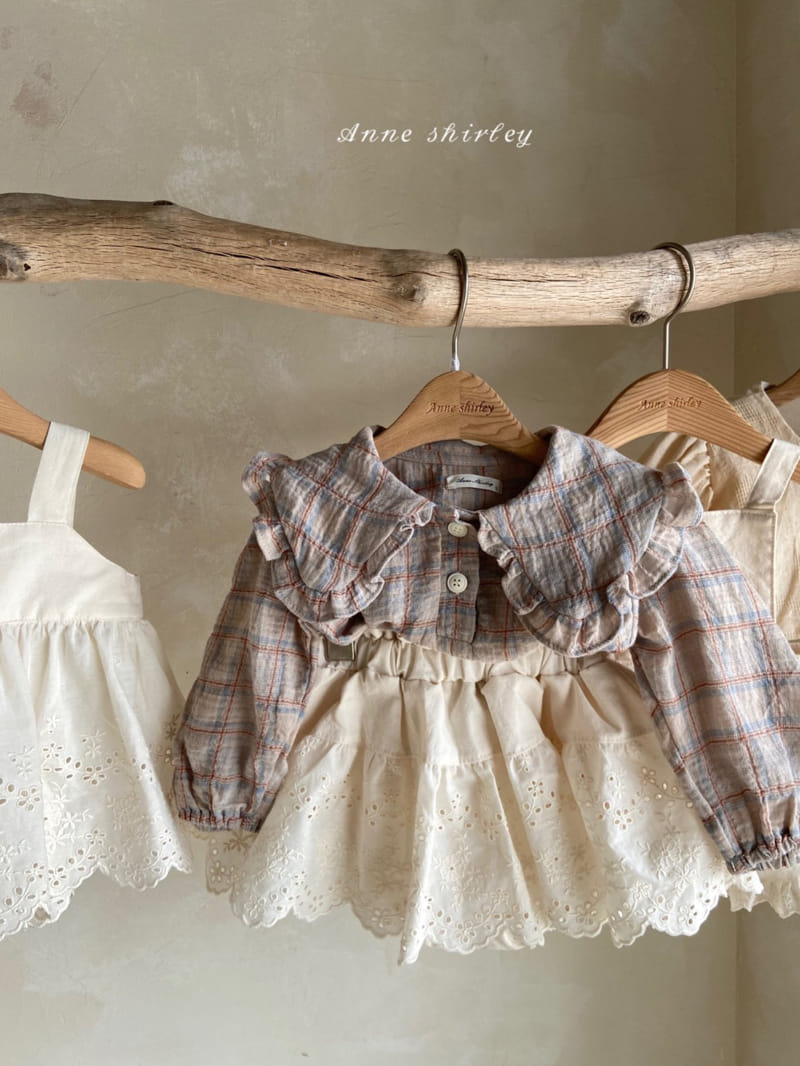 Anne Shirley - Korean Baby Fashion - #onlinebabyboutique - Check Blouse - 6