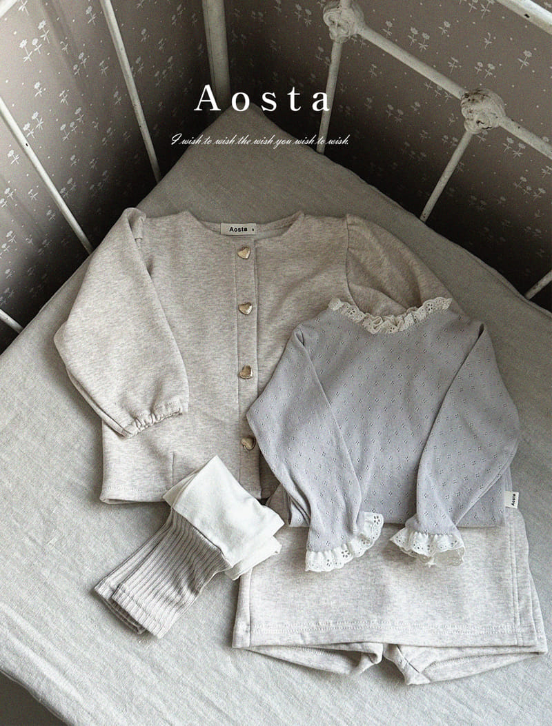 Aosta - Korean Children Fashion - #Kfashion4kids - Eyelet Tee - 10