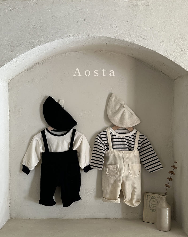 Aosta - Korean Children Fashion - #childofig - Bebe Tonton Dungarees - 5