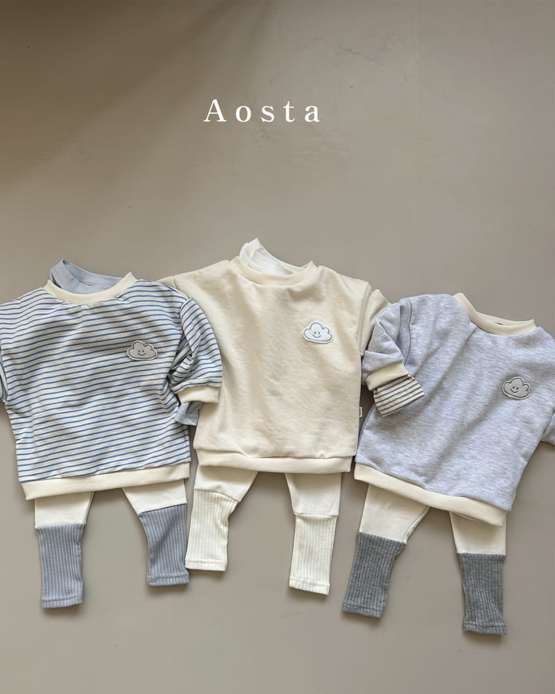 Aosta - Korean Children Fashion - #childofig - Cloud Sweatshirt - 4