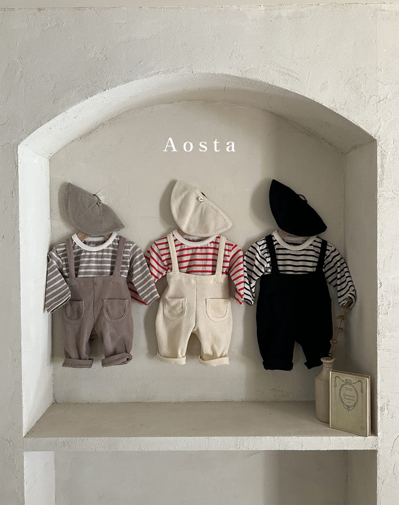 Aosta - Korean Children Fashion - #childrensboutique - Bebe Tonton Dungarees - 6