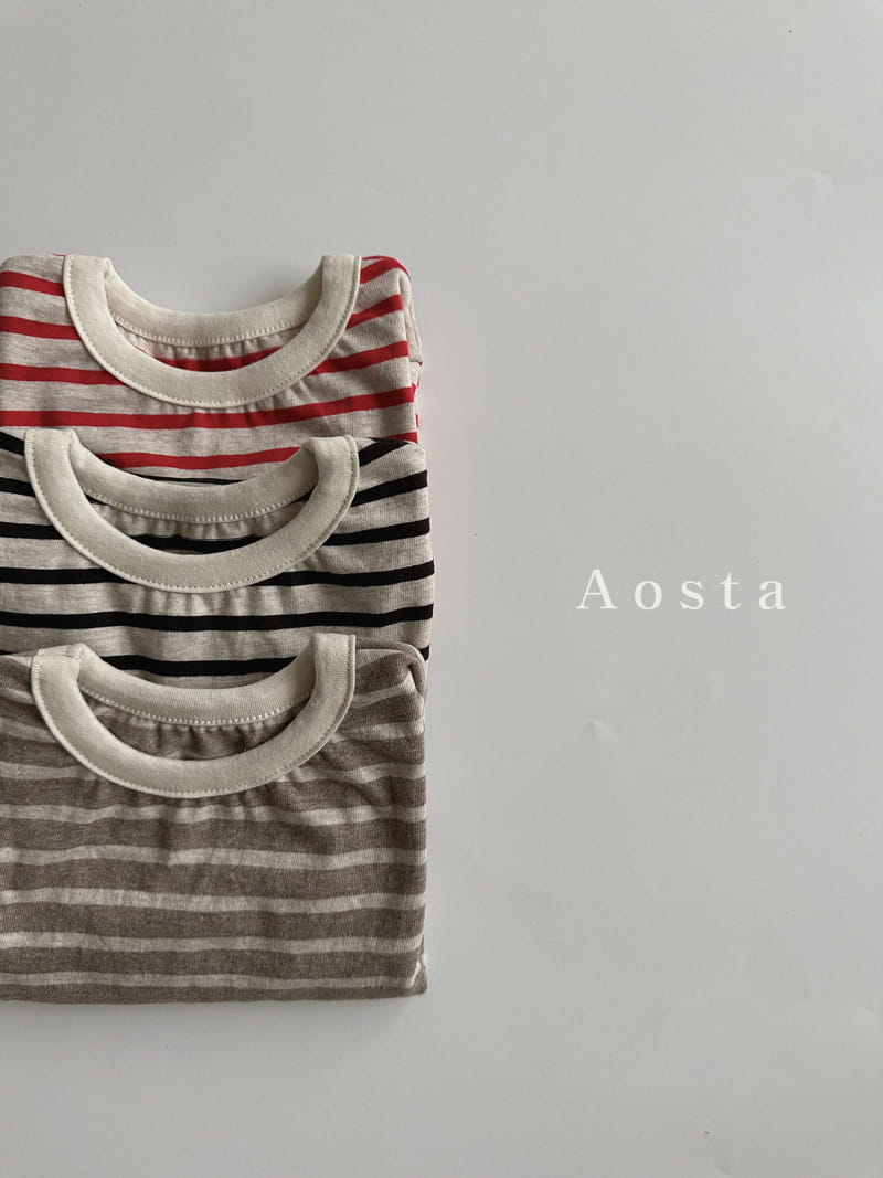 Aosta - Korean Children Fashion - #discoveringself - Stripes Tee - 9