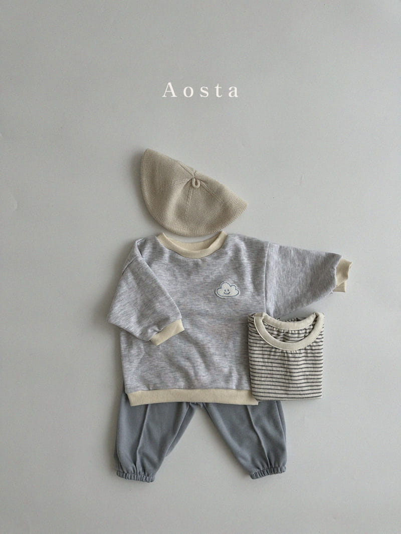 Aosta - Korean Children Fashion - #fashionkids - Cloud Sweatshirt - 7