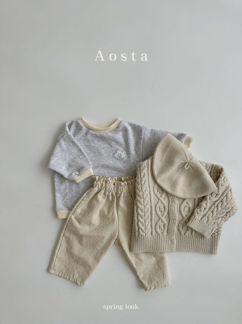 Aosta - Korean Children Fashion - #kidsshorts - Cloud Sweatshirt - 8