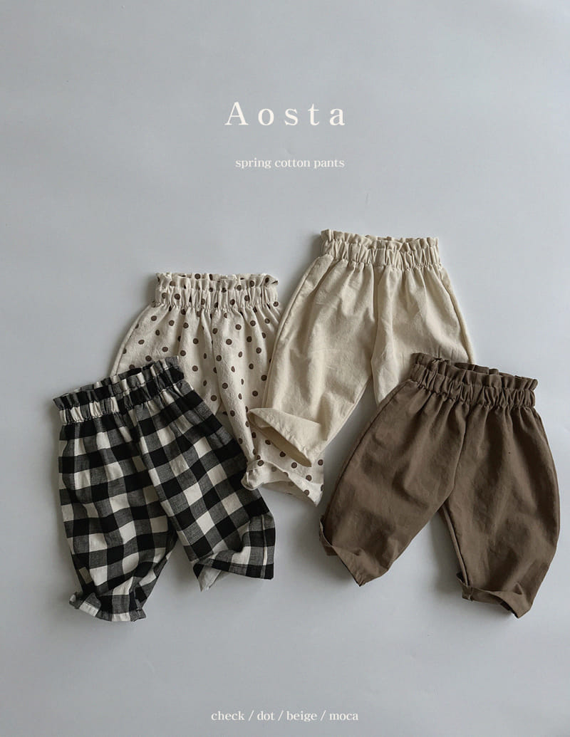 Aosta - Korean Children Fashion - #magicofchildhood - Cotton Pants