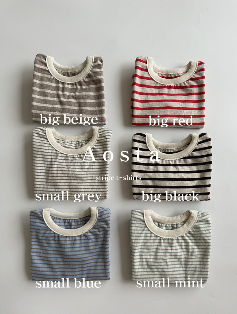 Aosta - Korean Children Fashion - #minifashionista - Stripes Tee