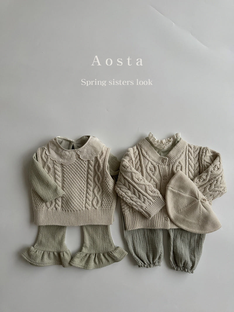 Aosta - Korean Children Fashion - #stylishchildhood - Twid Knit Cardigan - 11