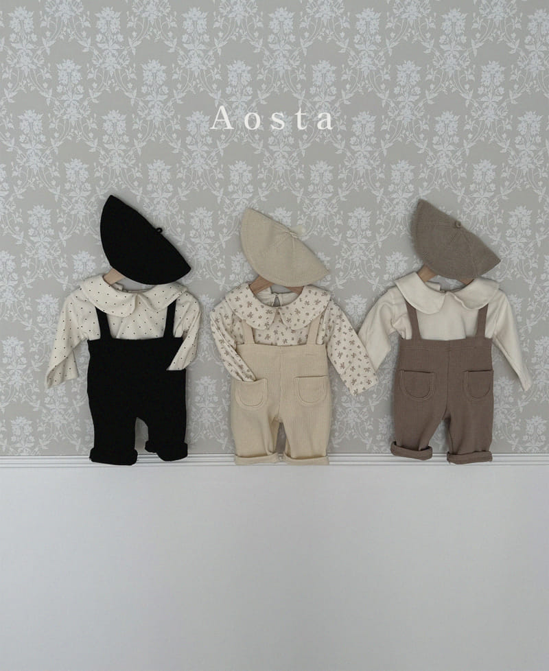 Aosta - Korean Children Fashion - #toddlerclothing - Bebe Tonton Dungarees - 4