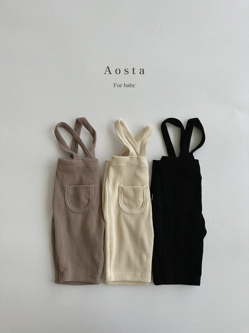 Aosta - Korean Children Fashion - #todddlerfashion - Bebe Tonton Dungarees - 2