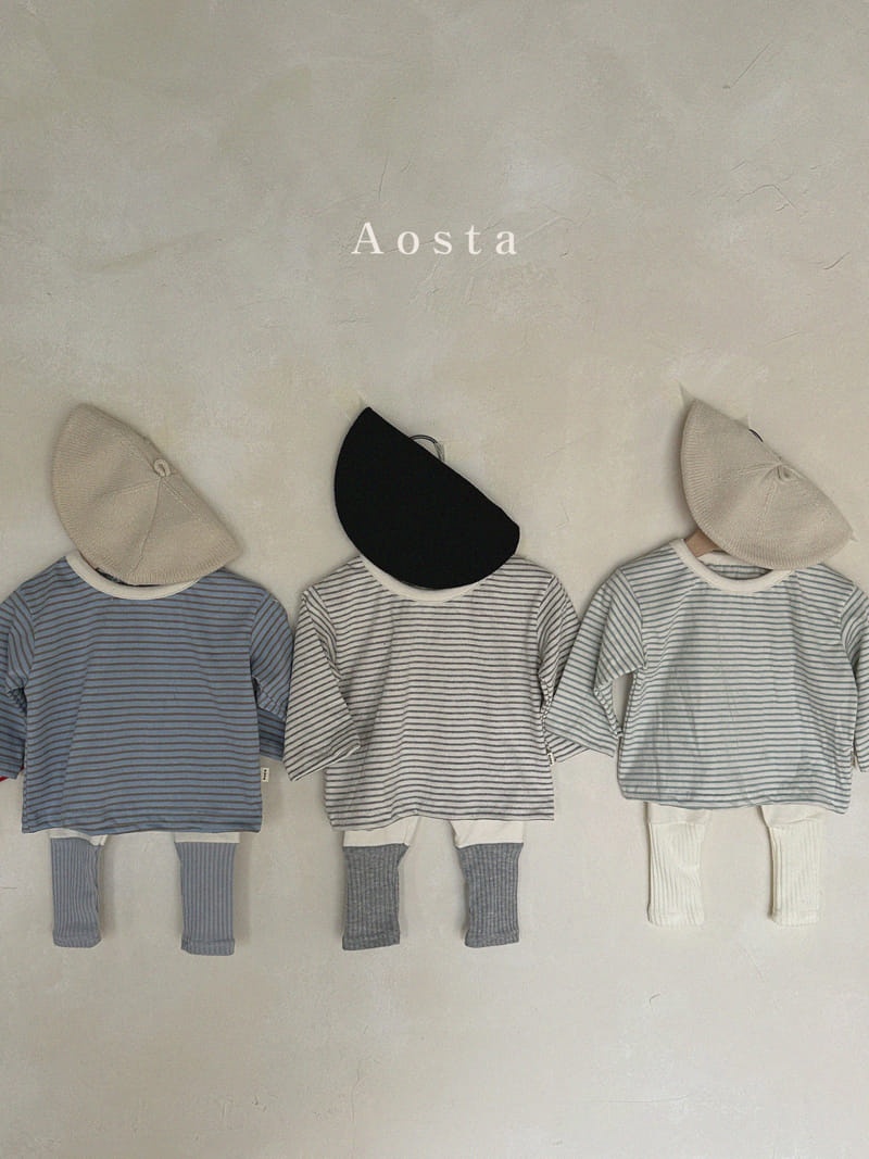 Aosta - Korean Children Fashion - #todddlerfashion - Stripes Tee - 4