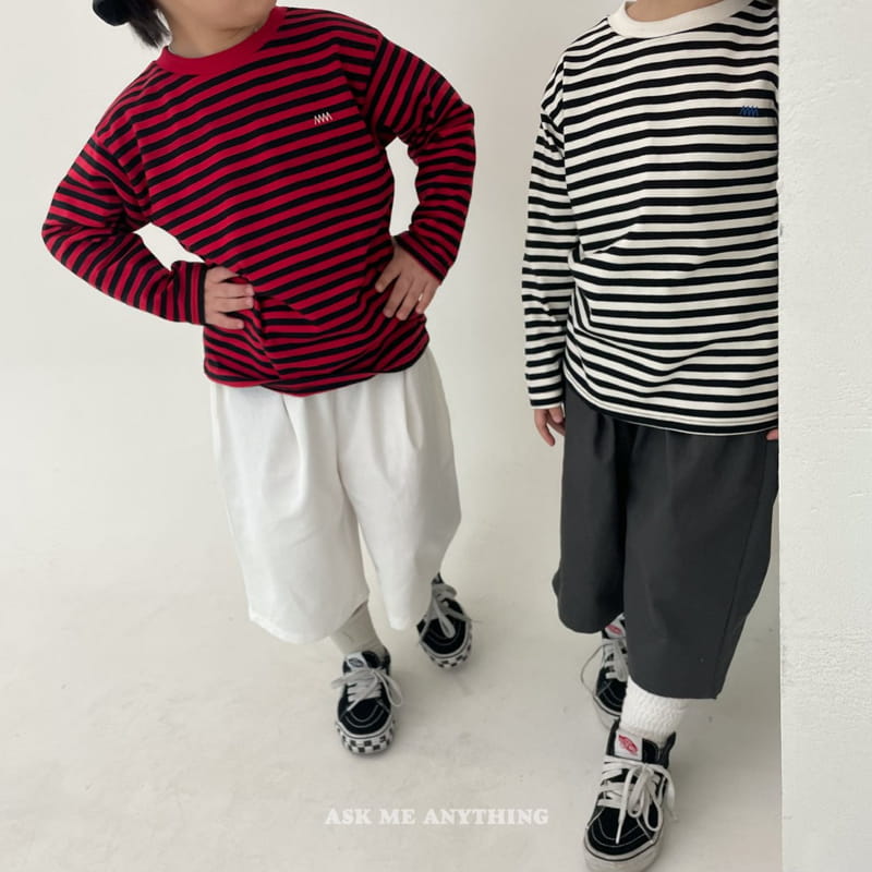 Ask Me Anything - Korean Children Fashion - #childofig - Stripes Zigzag Tee - 8