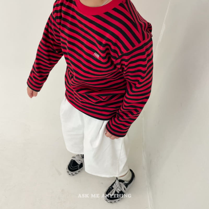 Ask Me Anything - Korean Children Fashion - #designkidswear - Stripes Zigzag Tee - 10