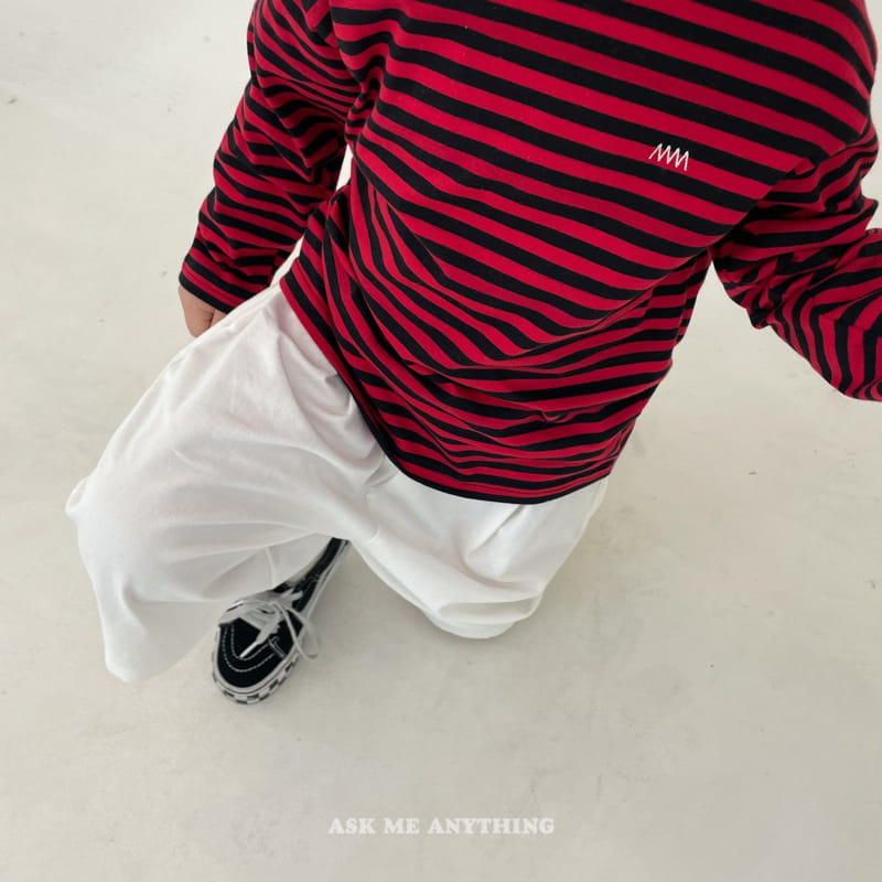 Ask Me Anything - Korean Children Fashion - #fashionkids - Stripes Zigzag Tee - 12