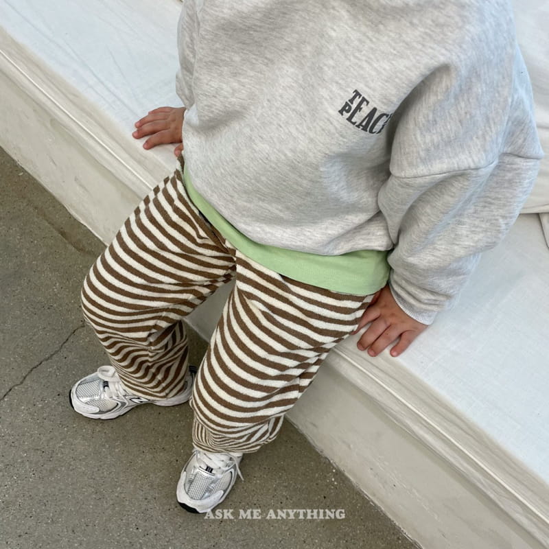 Ask Me Anything - Korean Children Fashion - #kidzfashiontrend - Stripes Pie Pants - 10