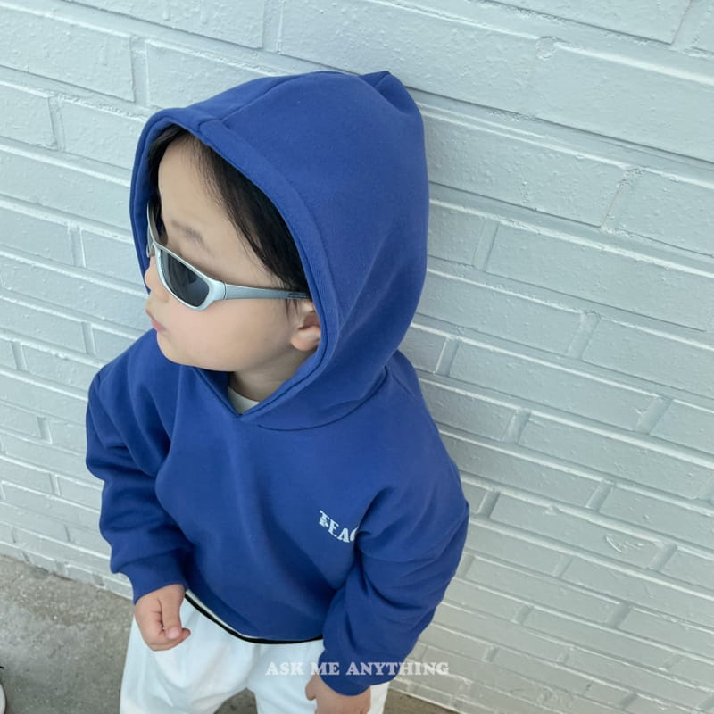 Ask Me Anything - Korean Children Fashion - #littlefashionista - Peace Hoody Sweatshirt - 8