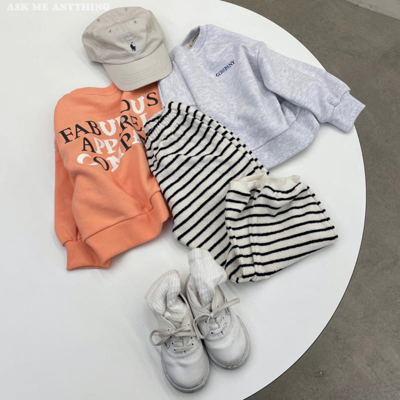 Ask Me Anything - Korean Children Fashion - #littlefashionista - Company Sweatshirt - 7