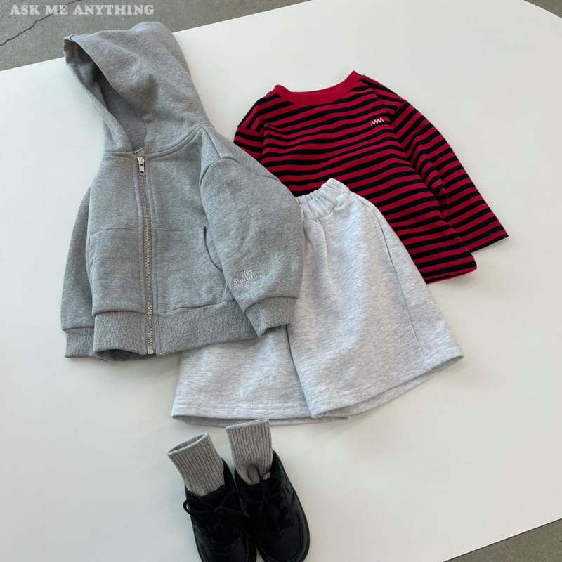 Ask Me Anything - Korean Children Fashion - #magicofchildhood - Stripes Zigzag Tee - 2