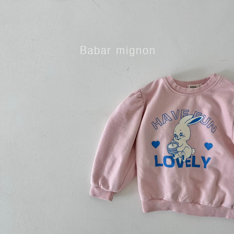 Babar Mignon - Korean Children Fashion - #designkidswear - Rabbit Sweatshirt - 10