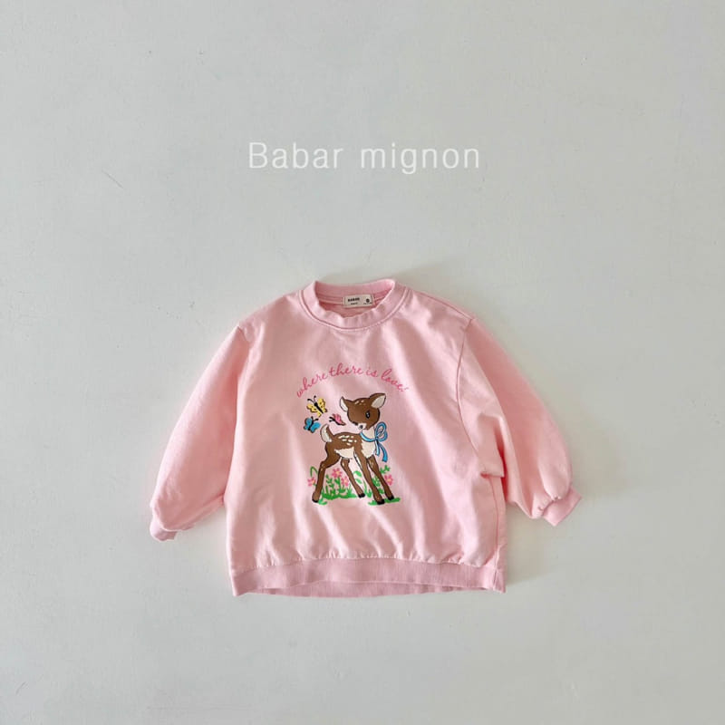 Babar Mignon - Korean Children Fashion - #discoveringself - Bambi Long Sweatshirt - 9