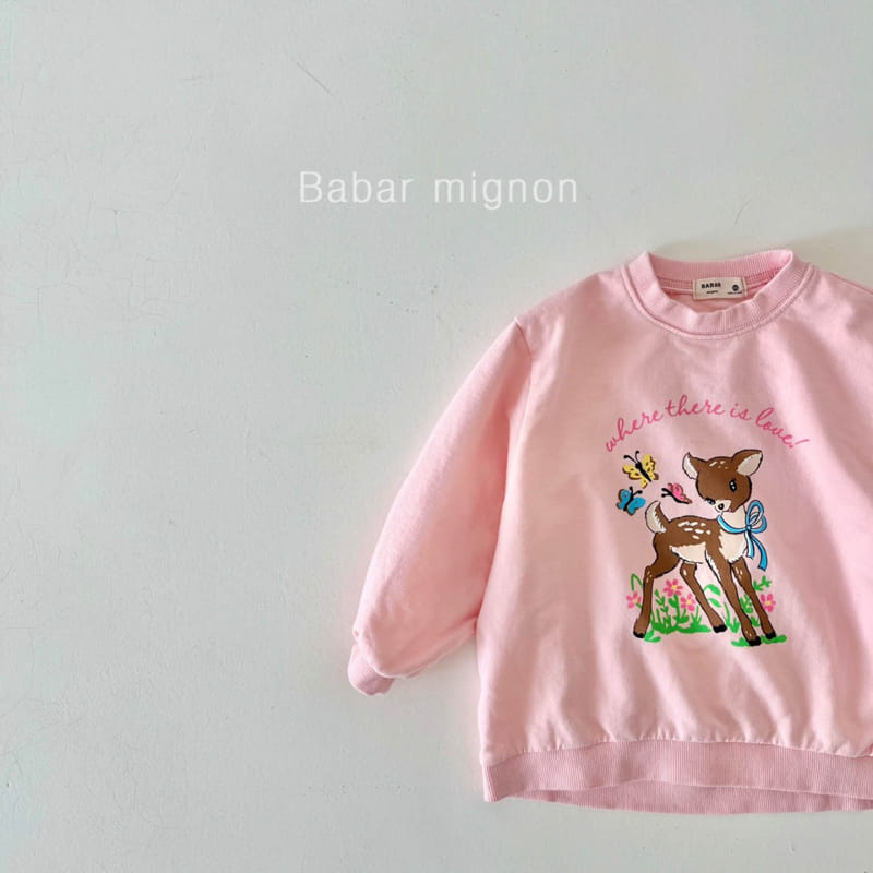 Babar Mignon - Korean Children Fashion - #fashionkids - Bambi Long Sweatshirt - 10