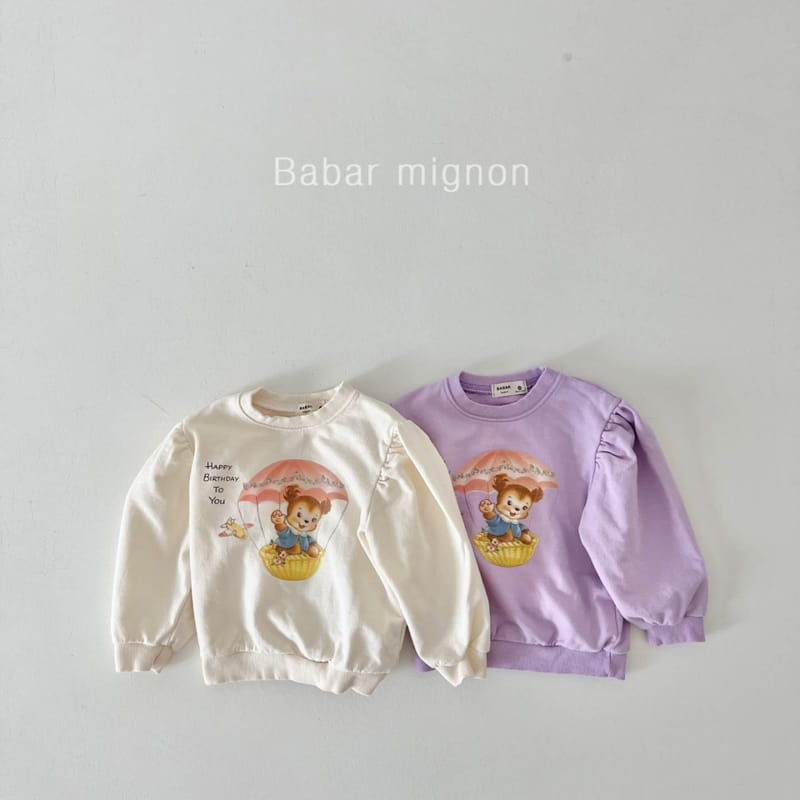 Babar Mignon - Korean Children Fashion - #kidsstore - Hot Air Balloon Sweatshirt