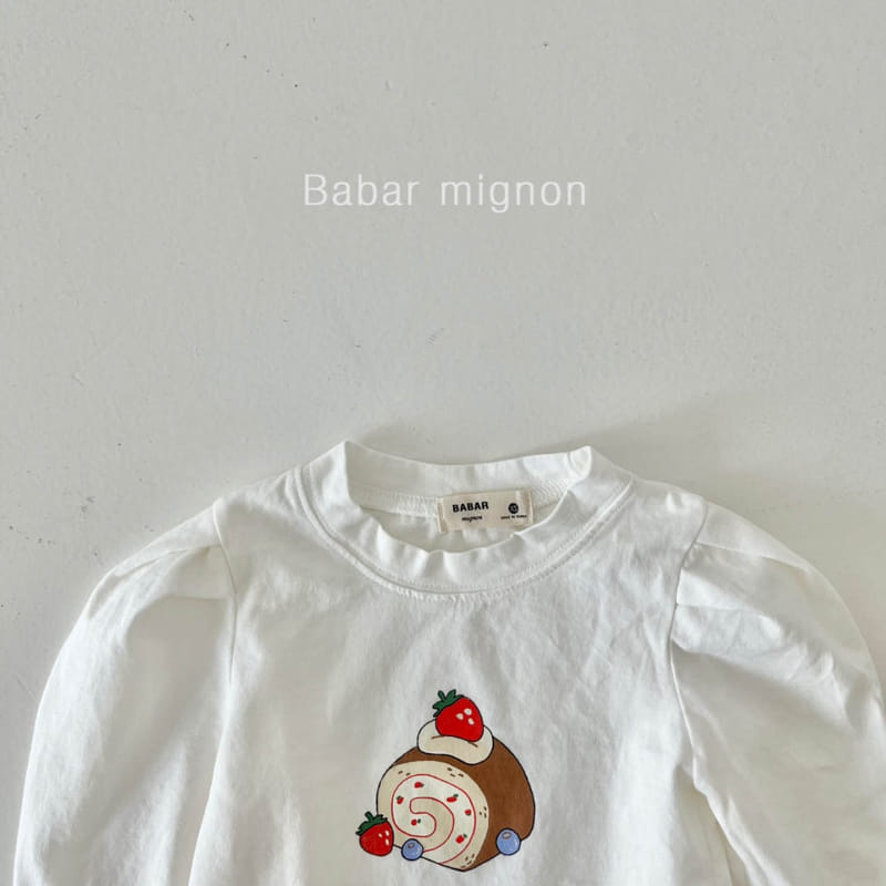 Babar Mignon - Korean Children Fashion - #kidsstore - Cake Puff Tee - 11