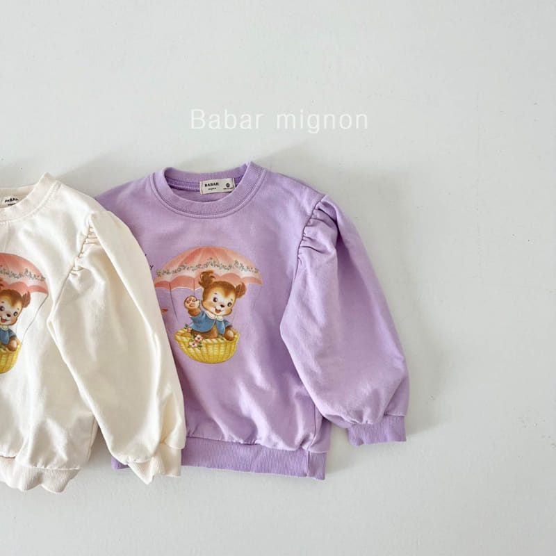 Babar Mignon - Korean Children Fashion - #kidzfashiontrend - Hot Air Balloon Sweatshirt - 2