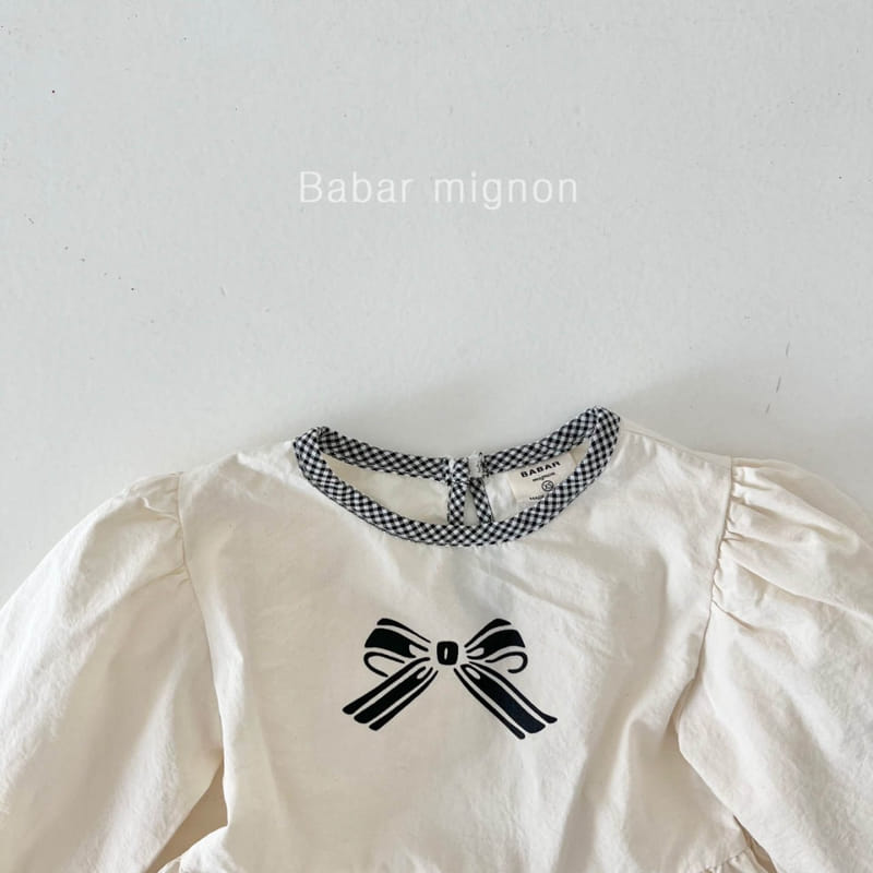 Babar Mignon - Korean Children Fashion - #kidzfashiontrend - Ribbon Blouse - 10