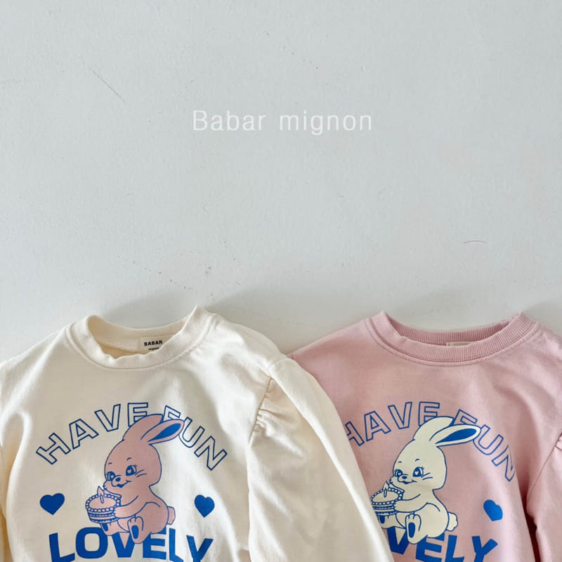 Babar Mignon - Korean Children Fashion - #littlefashionista - Rabbit Sweatshirt - 3