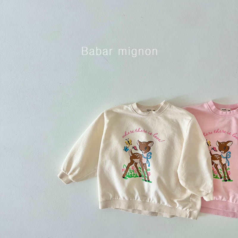 Babar Mignon - Korean Children Fashion - #magicofchildhood - Bambi Long Sweatshirt - 2