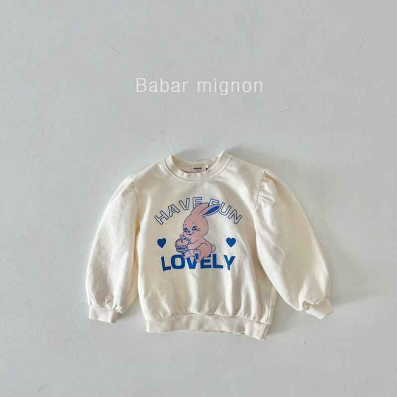 Babar Mignon - Korean Children Fashion - #minifashionista - Rabbit Sweatshirt - 5