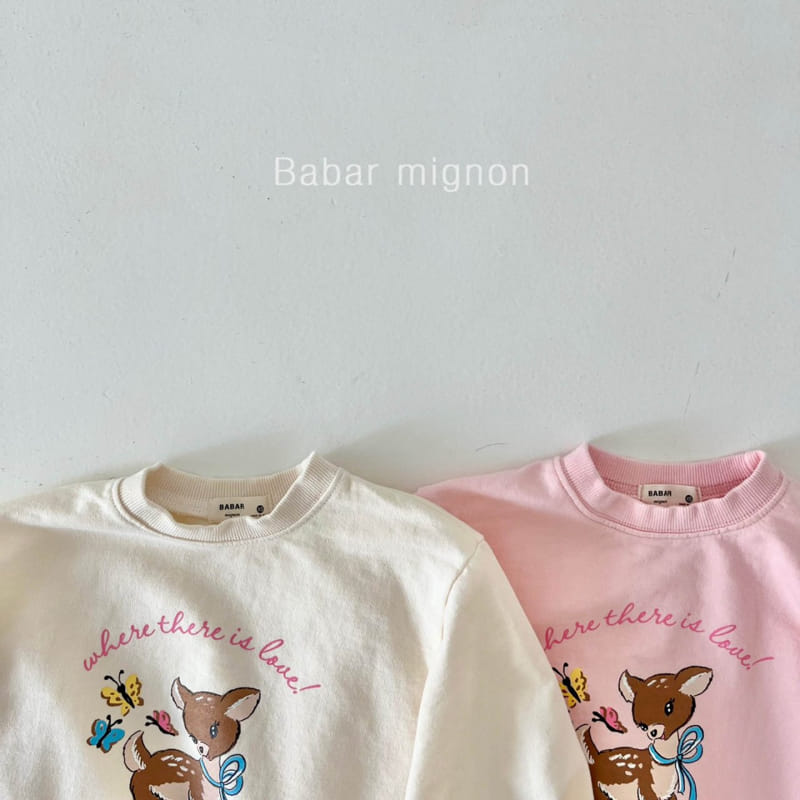 Babar Mignon - Korean Children Fashion - #minifashionista - Bambi Long Sweatshirt - 3