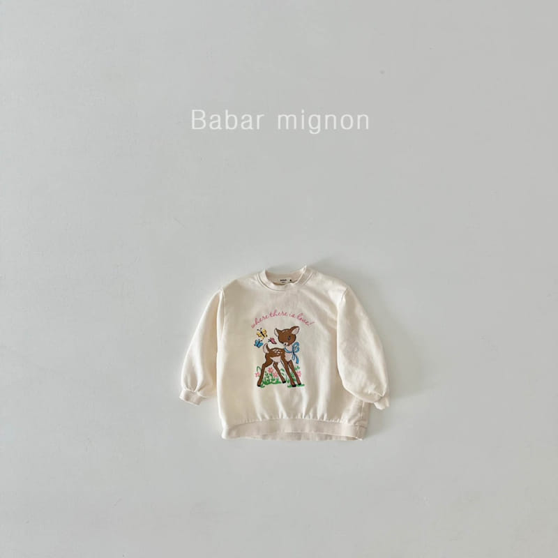 Babar Mignon - Korean Children Fashion - #minifashionista - Bambi Long Sweatshirt - 4