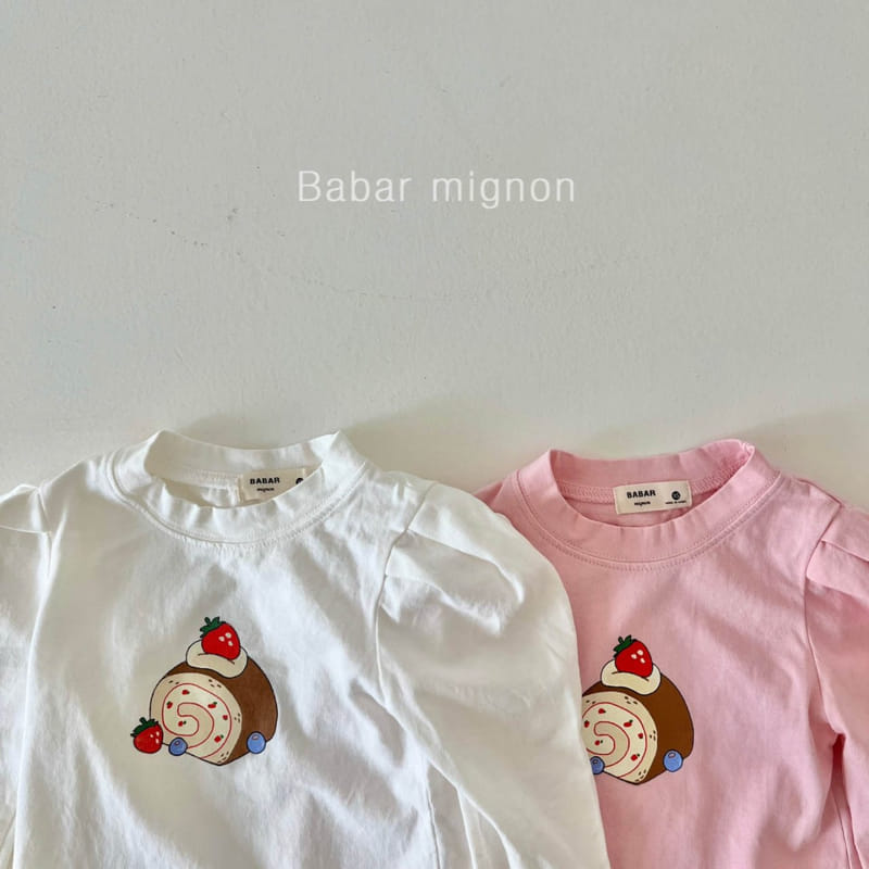 Babar Mignon - Korean Children Fashion - #prettylittlegirls - Cake Puff Tee - 3