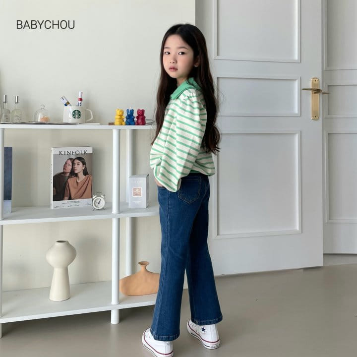 Babychou - Korean Children Fashion - #Kfashion4kids - Collar Sweatshirt - 12