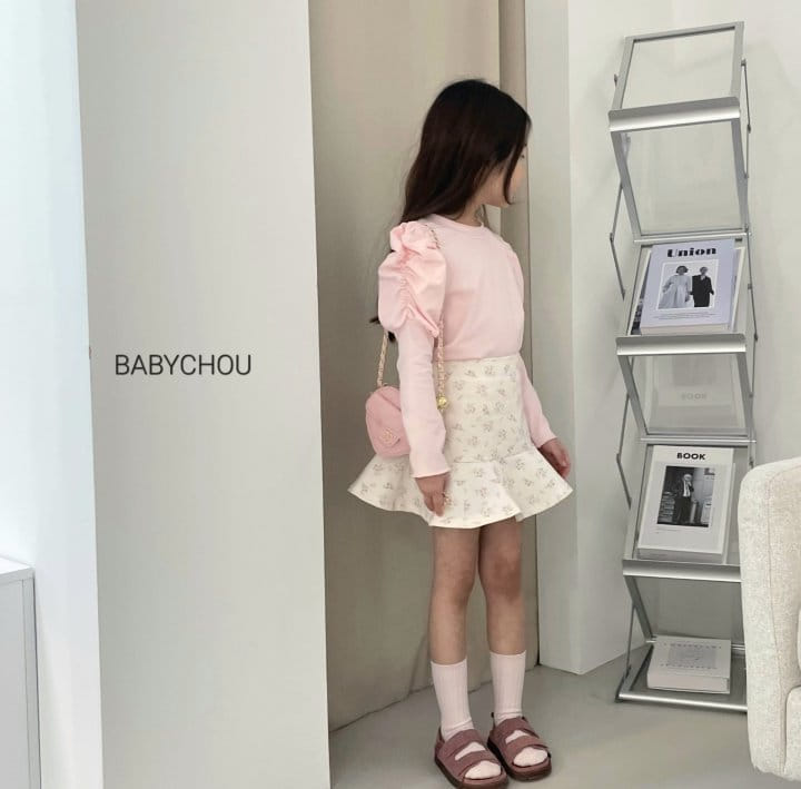 Babychou - Korean Children Fashion - #Kfashion4kids - Miel Puff Tee - 9