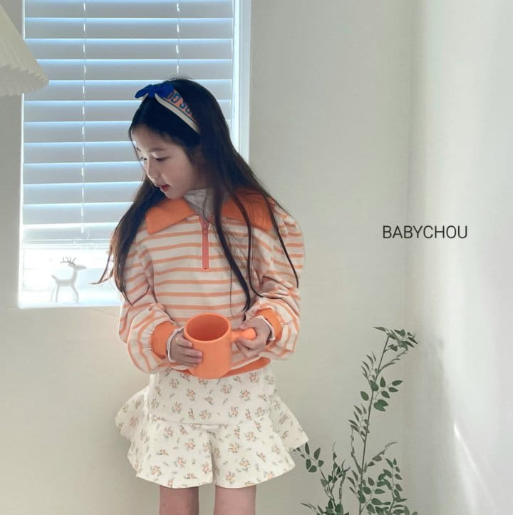 Babychou - Korean Children Fashion - #designkidswear - Collar Sweatshirt - 6