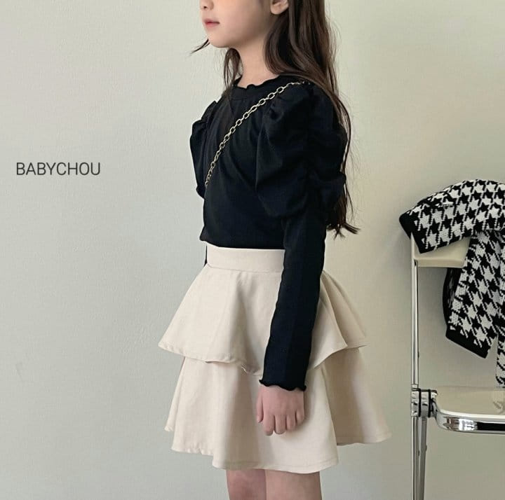 Babychou - Korean Children Fashion - #designkidswear - Cancan Whole Skirt - 10