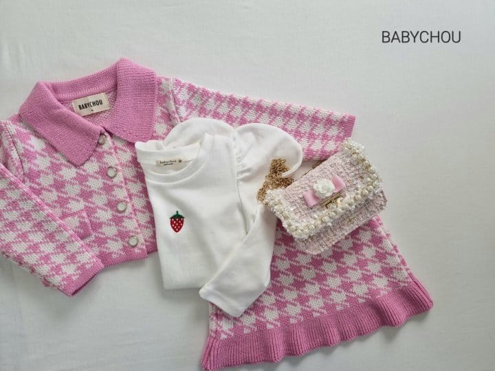 Babychou - Korean Children Fashion - #discoveringself - Hound Tooth Skirt