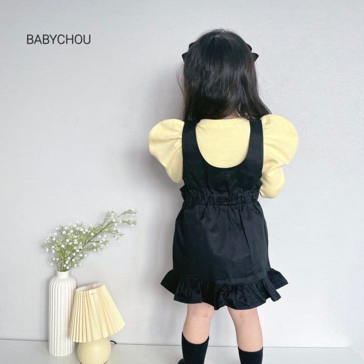 Babychou - Korean Children Fashion - #kidsshorts - Strawberry Tee - 10