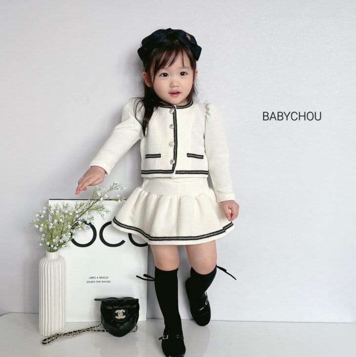 Babychou - Korean Children Fashion - #kidsshorts - Blush Top Bottom Set - 5