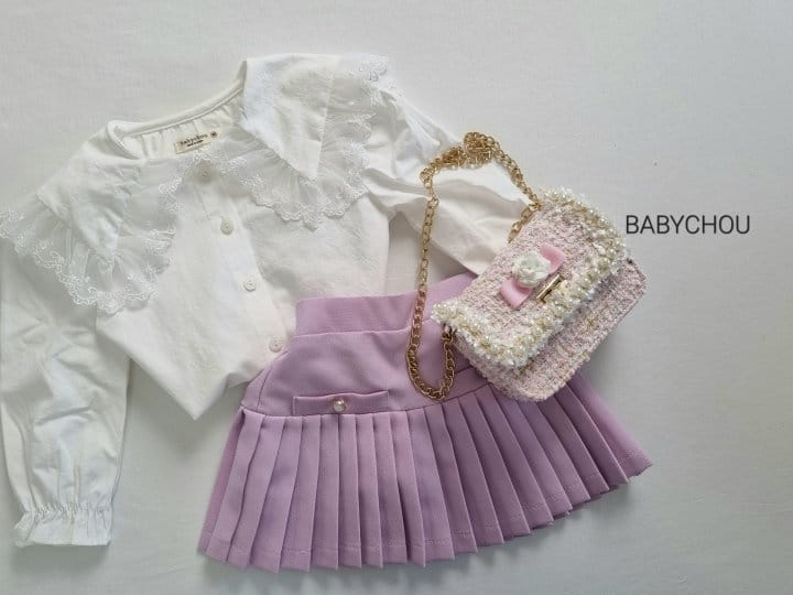 Babychou - Korean Children Fashion - #kidsstore - Juicy Blouse - 2